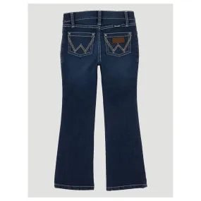 09MWGNL Wrangler Girl's Premium Patch Boot Cut Jeans - Lacie