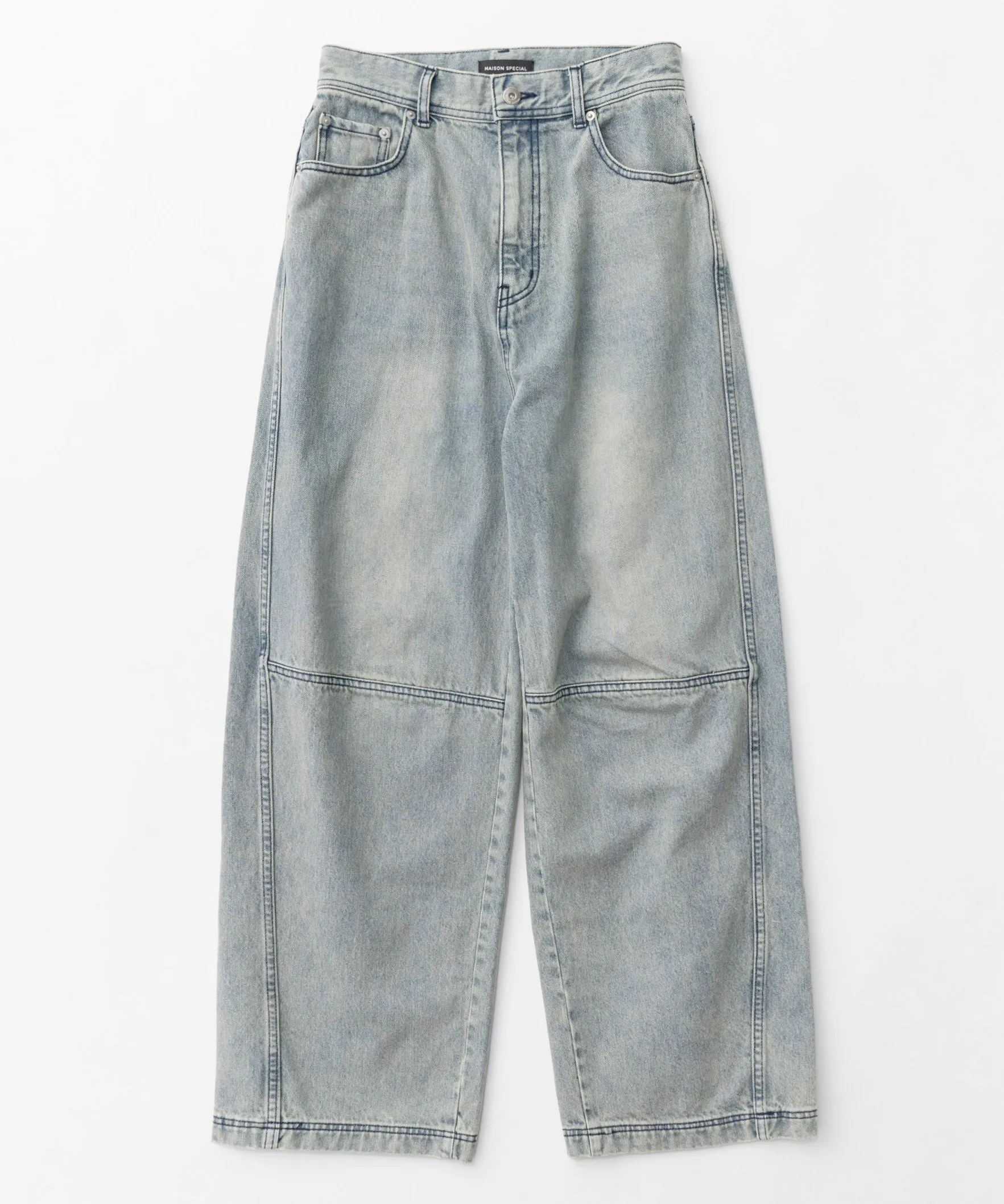 【24WINTER PRE-ORDER】Tulle Layer Denim Pants