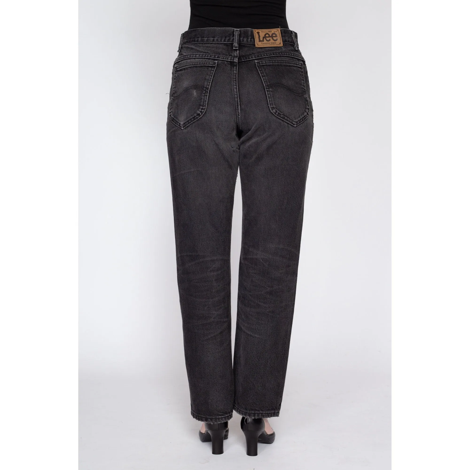 31" Waist 90s Lee Faded Black Unisex Jeans