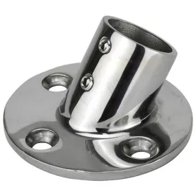 60 Degree Angled Stanchion Round Base - 70mm