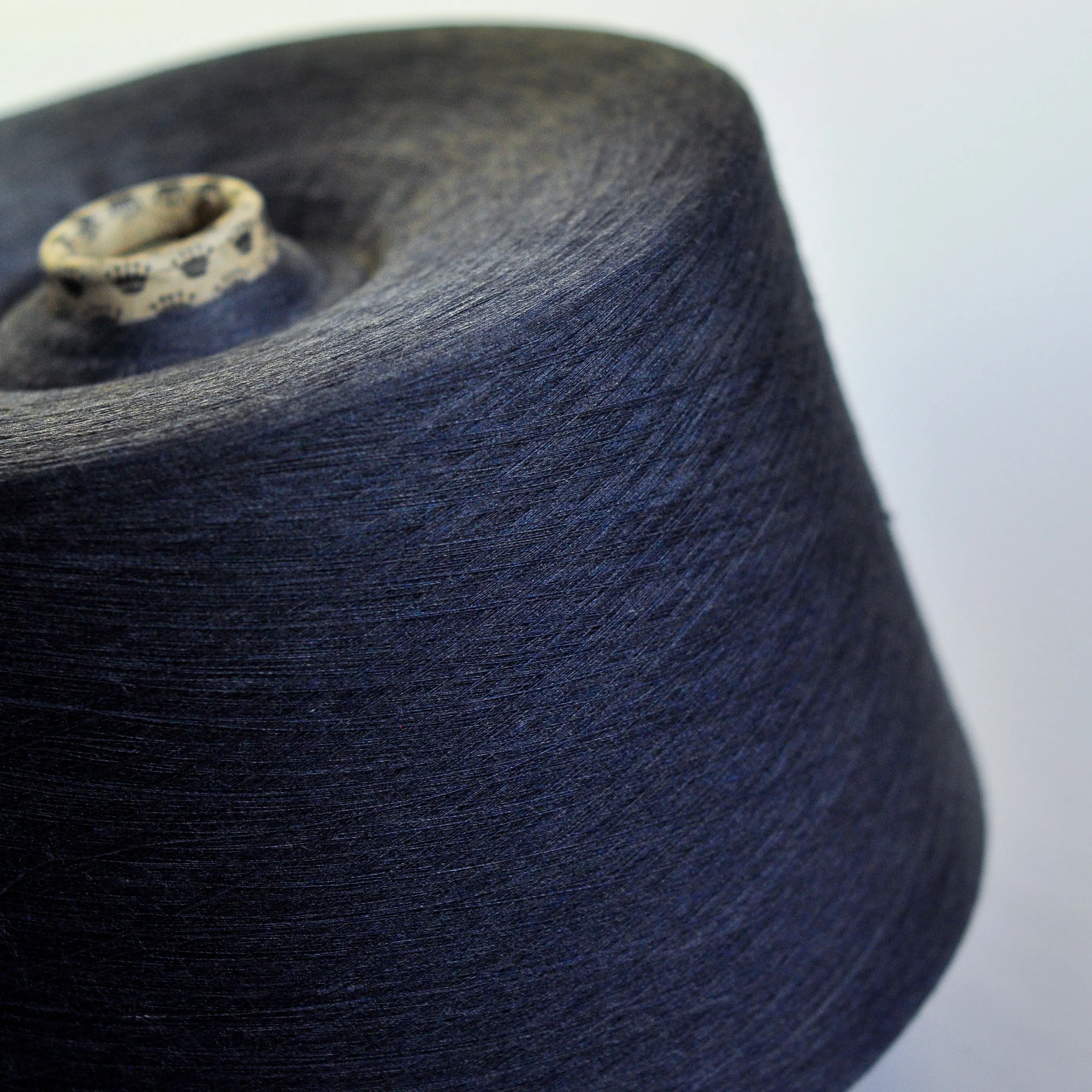 60% Organic Cotton, 40% Tencel Yarn - Midnight Blue Heather Melange (8PN106) 2KG