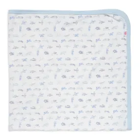 airplanes modal baby blanket