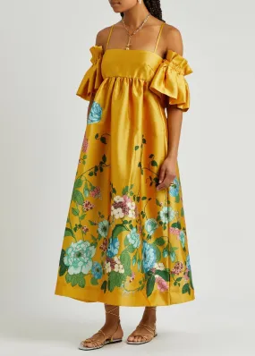 Alemais Dana Midi Dress in Marigold