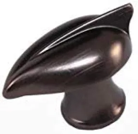 allen   roth #D2580-37.6ORBL5D - 1-1/2 in. (38mm) Oval Cabinet Knob - Oil-Rubbed Bronze