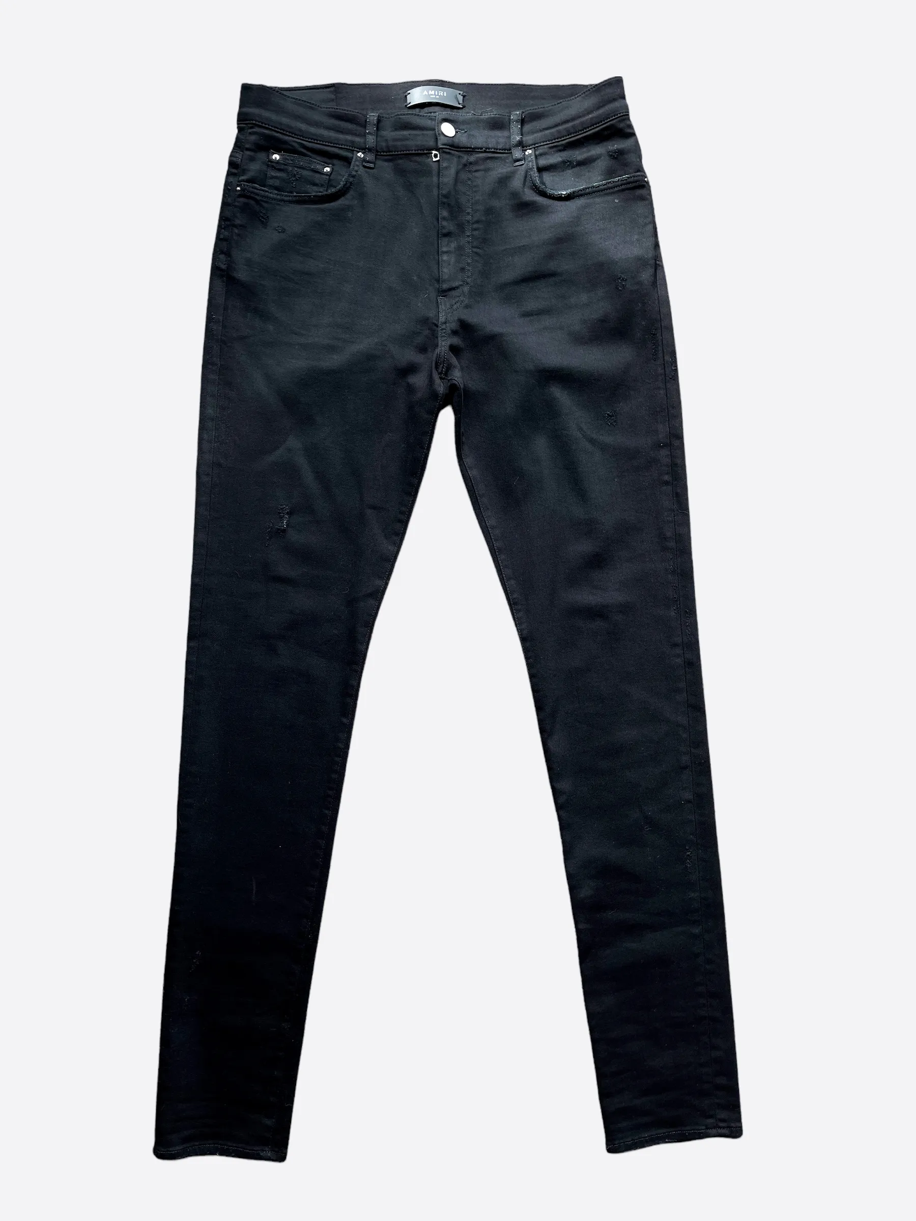 Amiri Black Stack Denim