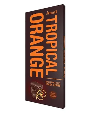 Amul Tropical Orange Chocolate, 150g