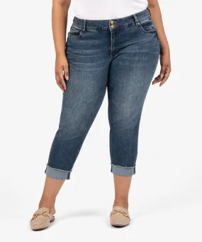 Amy High Rise Crop Straight Leg, Plus