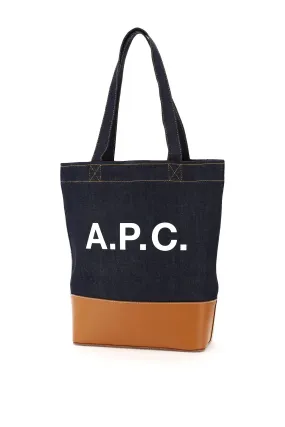 A.p.c. Axel Denim Tote Bag