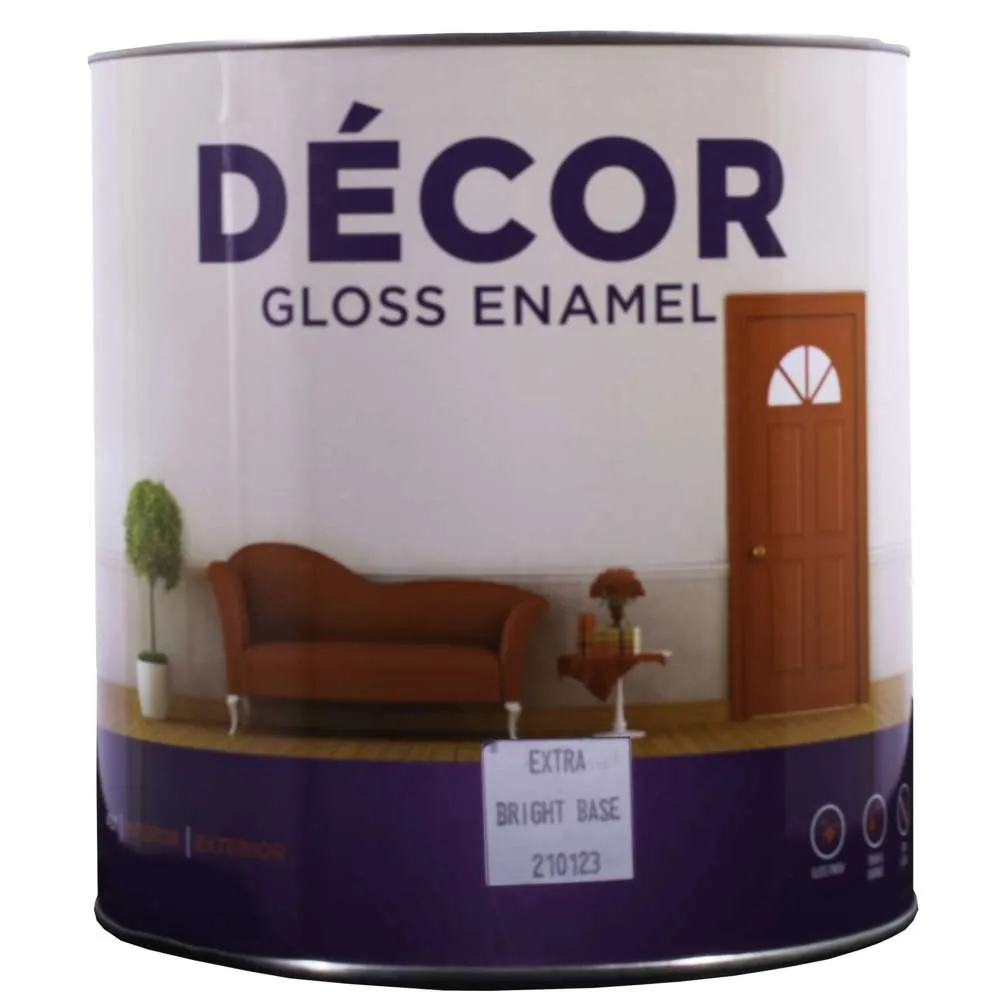 Apco Decor Gloss Enamel Extra Bright Base 4L