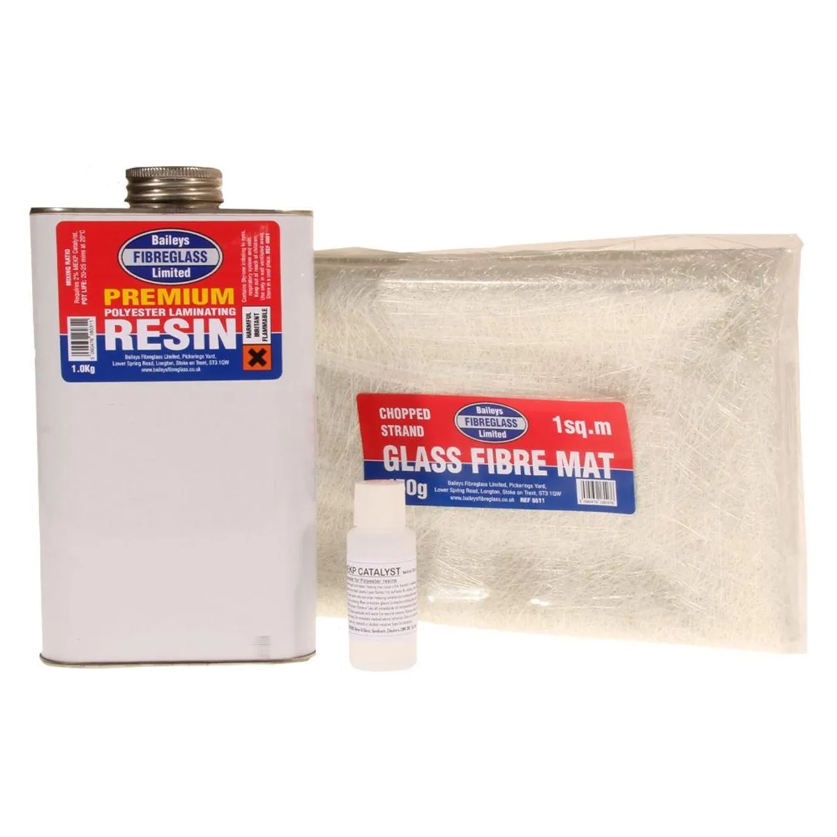 Baileys Fibreglass Premium Repair Kit 1Sq Metre for Long Lasting Repairs