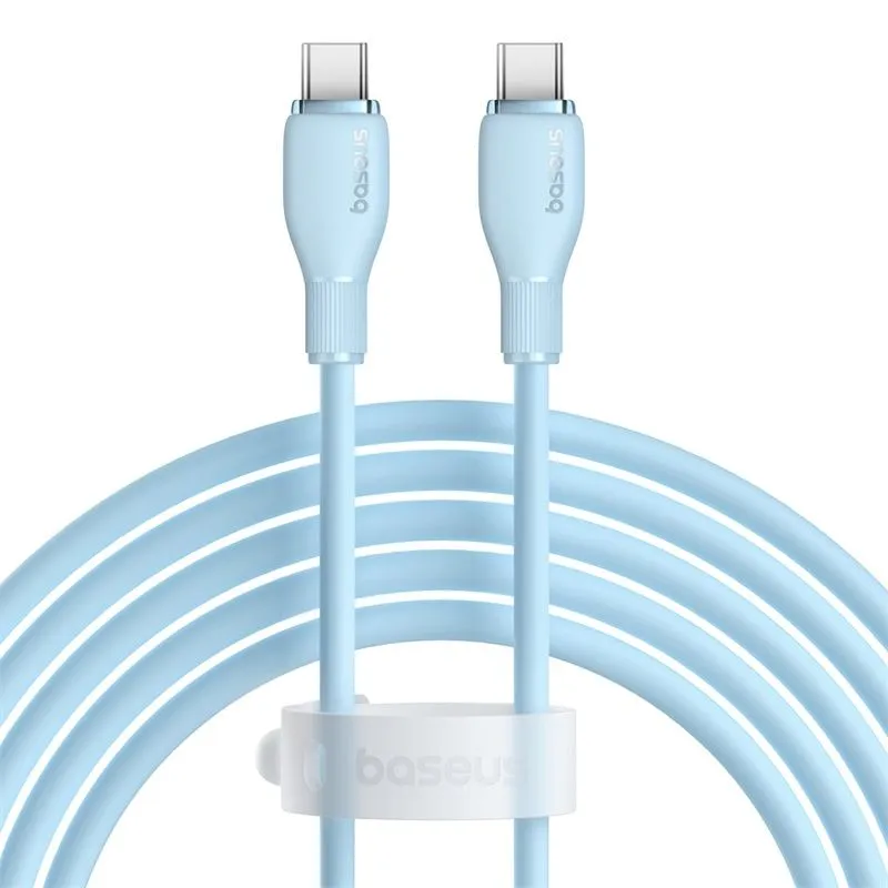 Baseus Pudding Series Fast Charging Cable Silicone Cable  100W Type-C to Type-C Data Cable