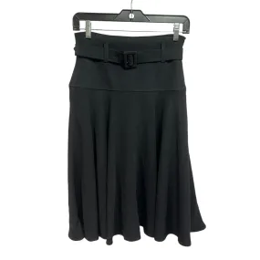 Belted Skirt Midi By Calvin Klein In Black, Size: 2