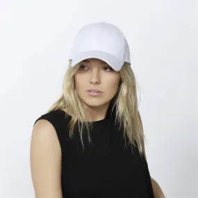 Betty Basics Seth Denim Cap in White