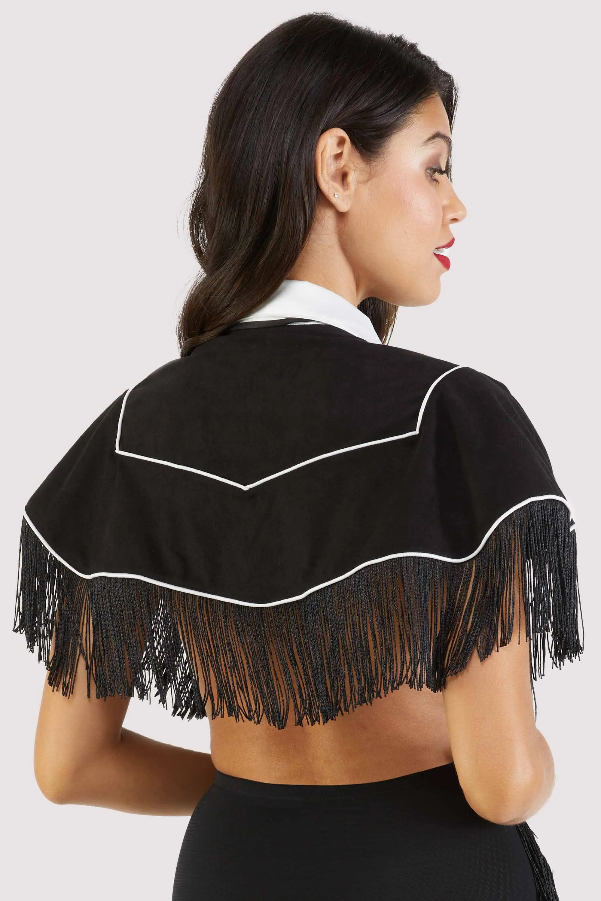 Billie Western Cowboy Fringe Cape