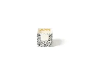 Black Small Dot Mini Nesting Cube Small