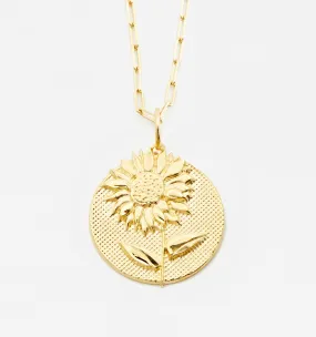 Bold Sunflower Necklace