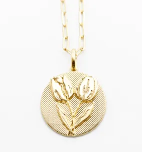 Bold Tulip Necklace