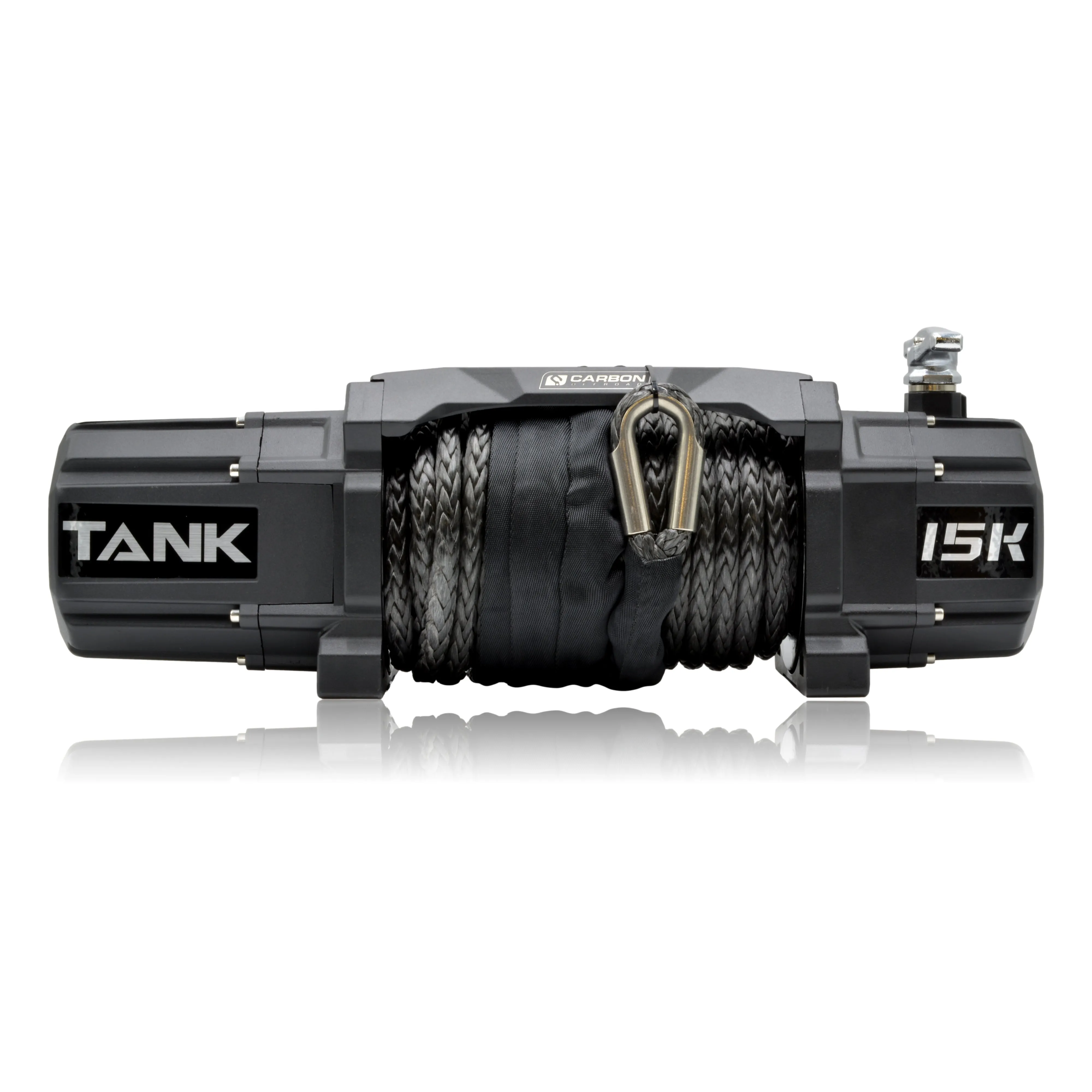 Carbon TANK - 15000lb Winch 12V - NO HOOK