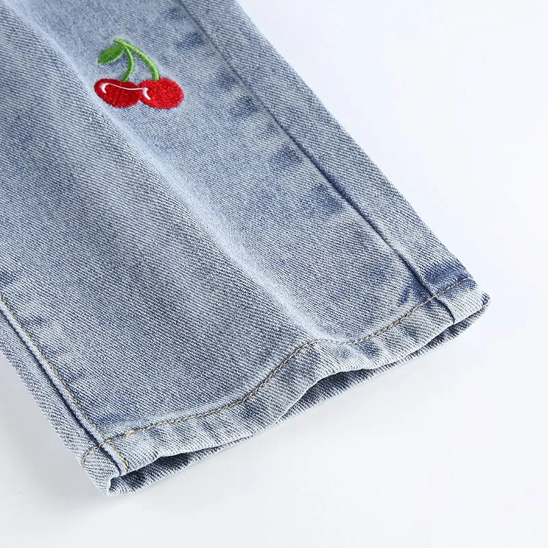 Cherry Denim Jeans