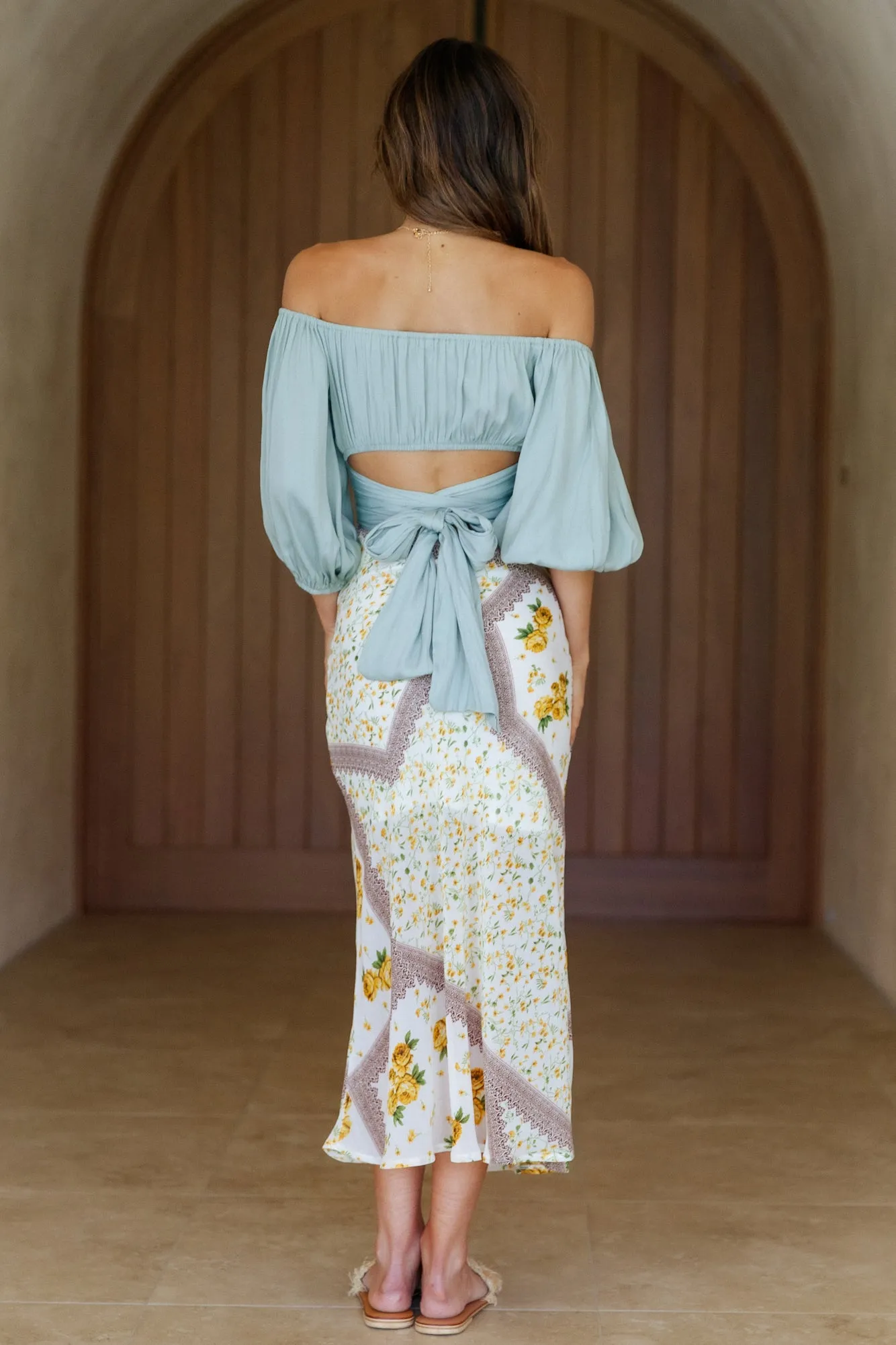 Coconut Grove Midi Skirt