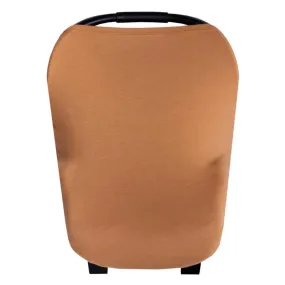 Copper Pearl Knit Car Seat Cover / Camel