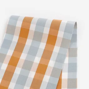 Cotton / Tencel Check - Pumpkin Mix