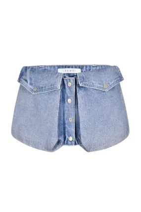 Denim Low Waist Shorts