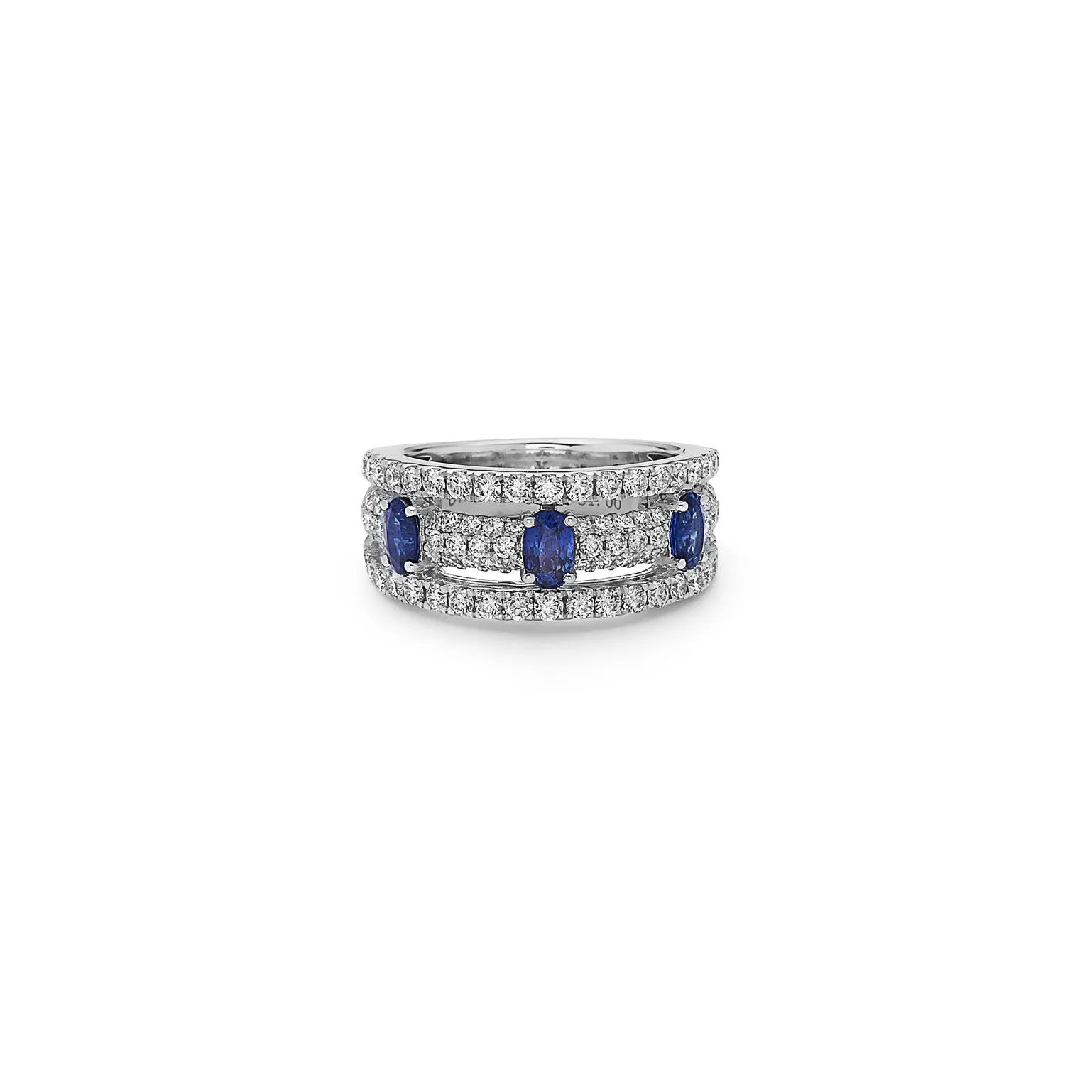 Diamond Tri-Layer Ring