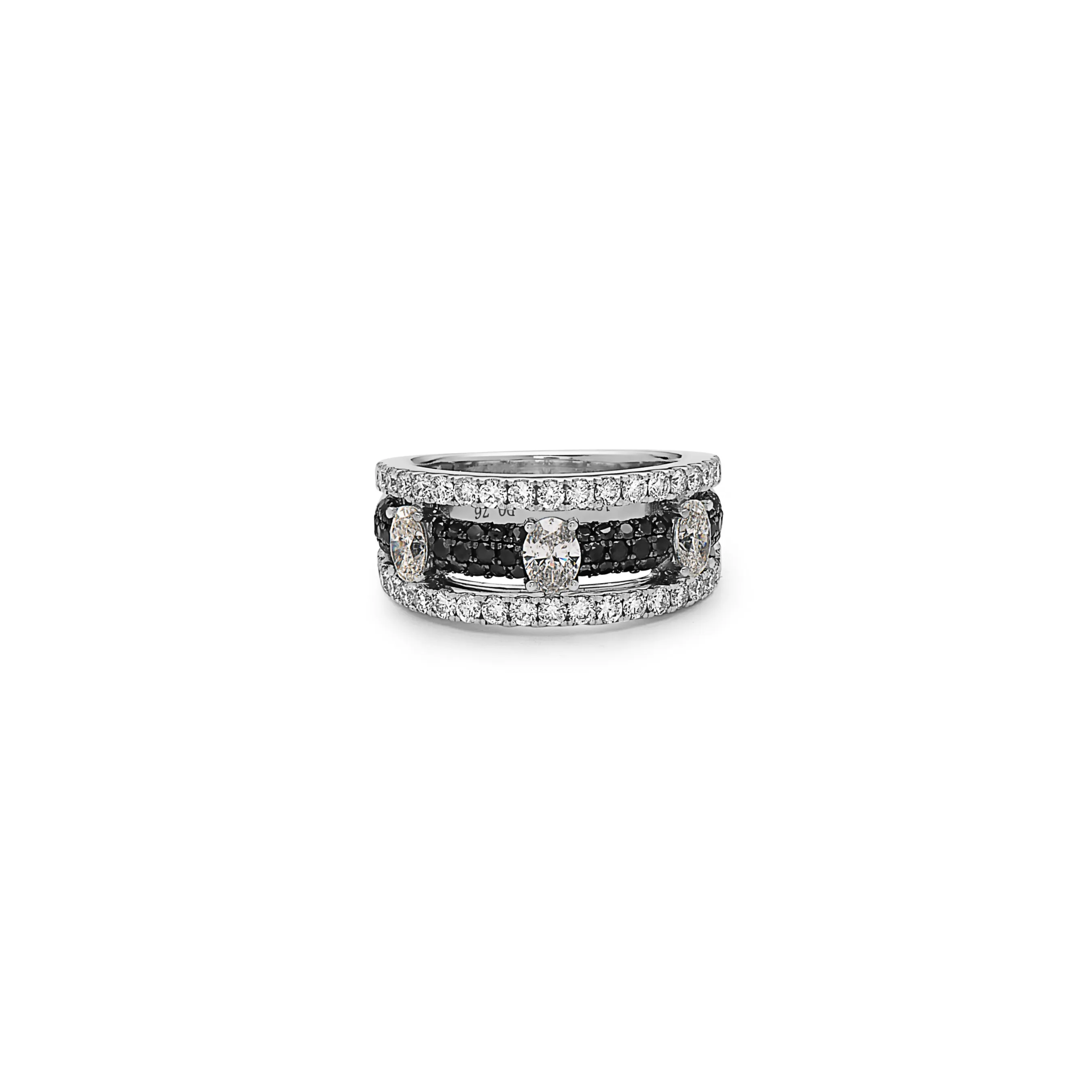 Diamond Tri-Layer Ring