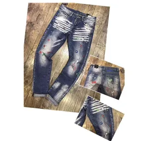 Dsquared2 color patch cool Blue guy jeans trosuers