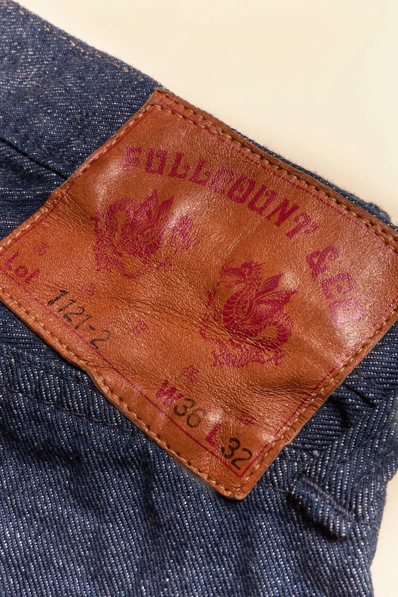 Fullcount Duke 2 Wide Cut Selvedge Denim - 13oz