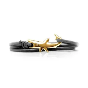 Great White Shark Bracelet - Bronze/Black