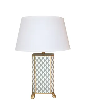 Grey Parsi Lamp with Shade