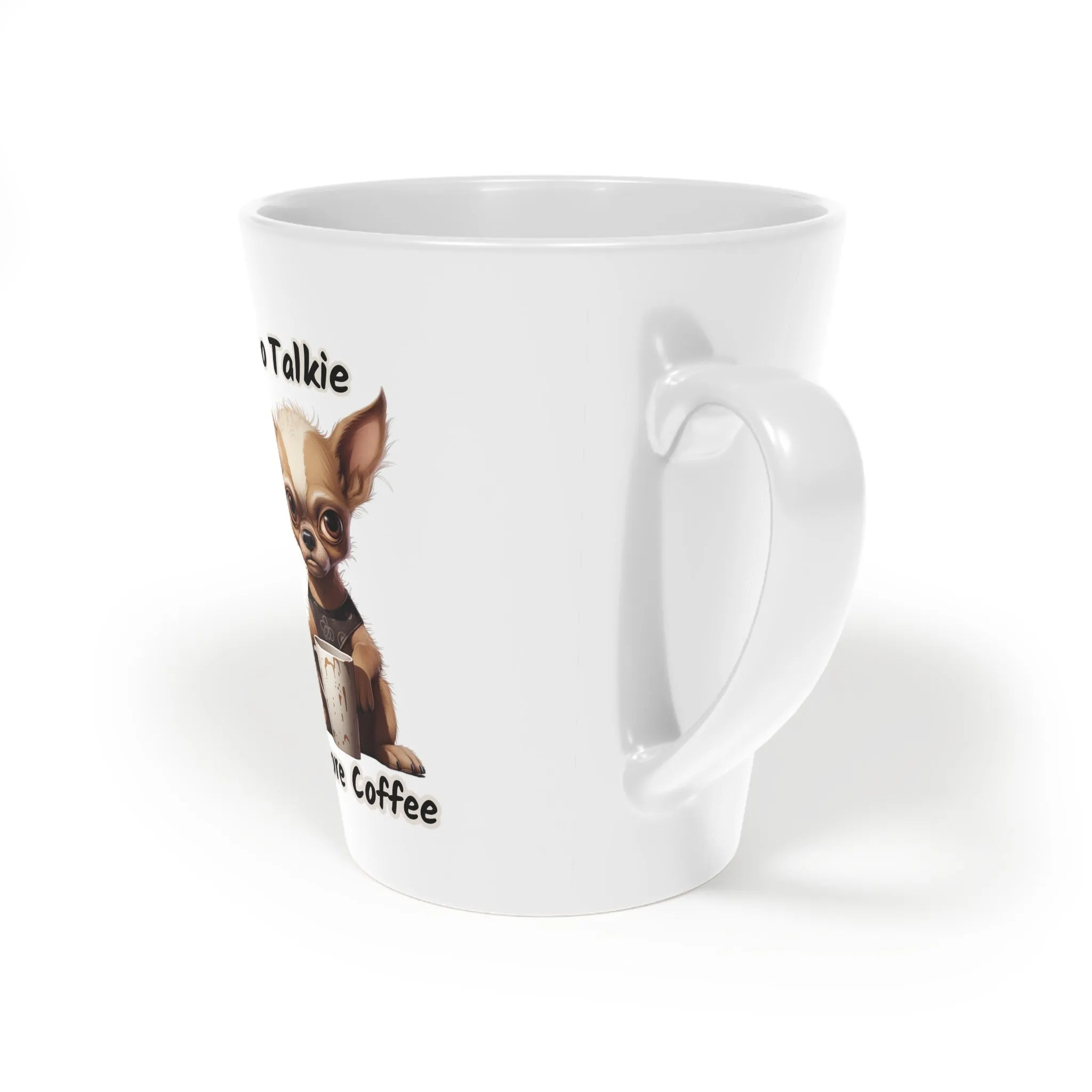 Grumpy Dog Latte Mug, 12oz