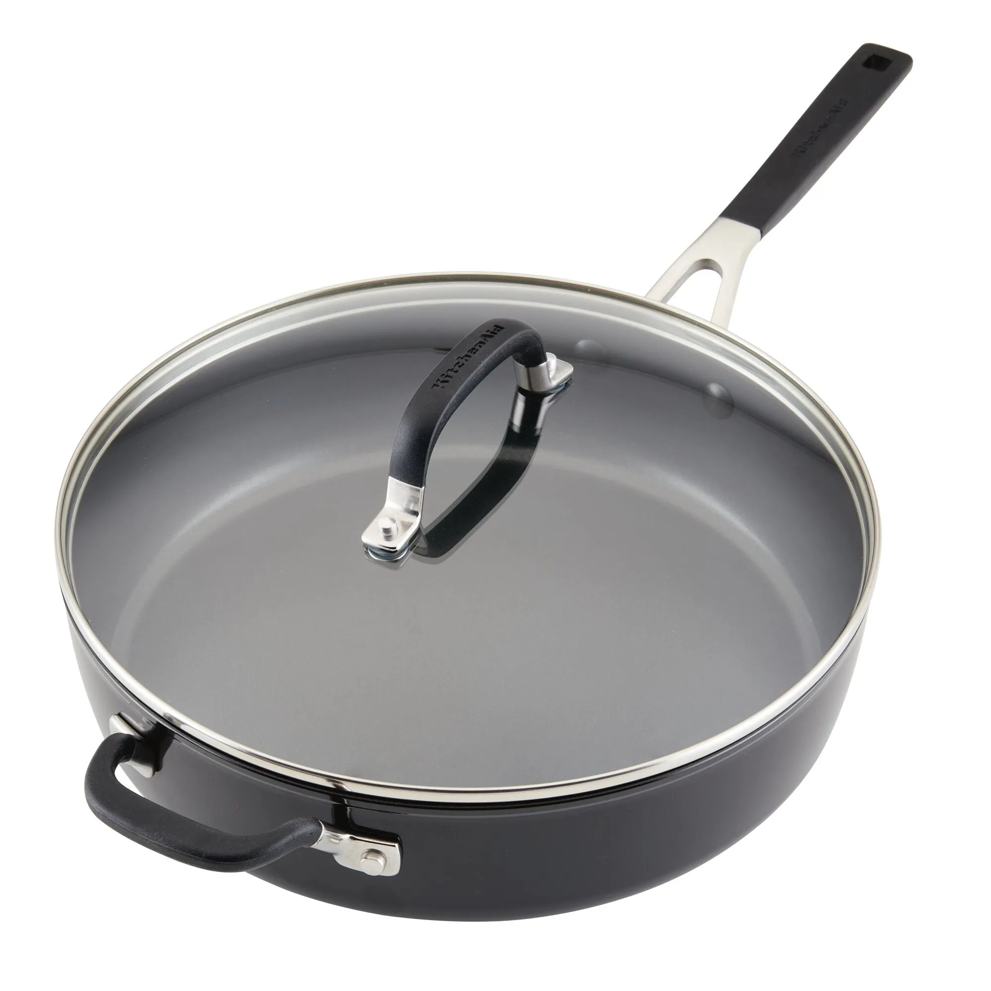 Hard-Anodized Nonstick 5-Quart Sauté Pan with Lid