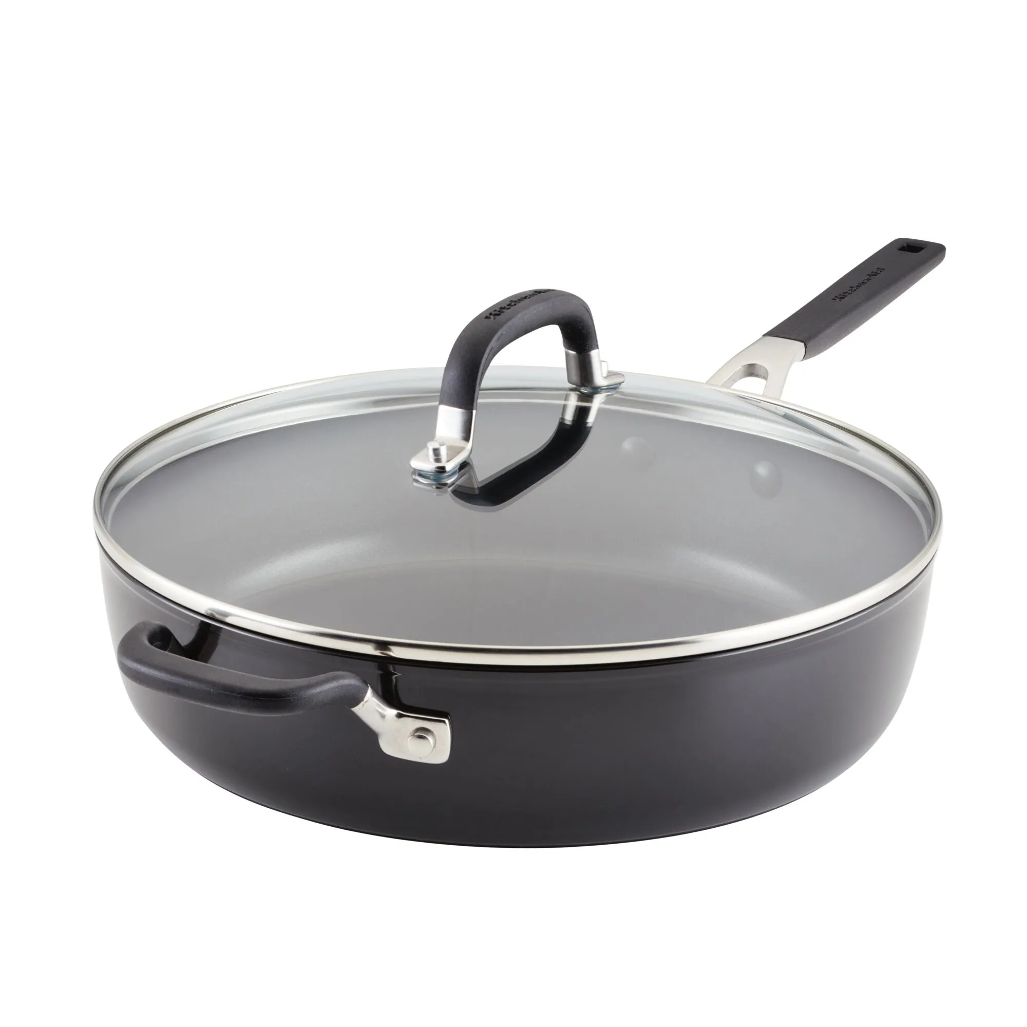 Hard-Anodized Nonstick 5-Quart Sauté Pan with Lid