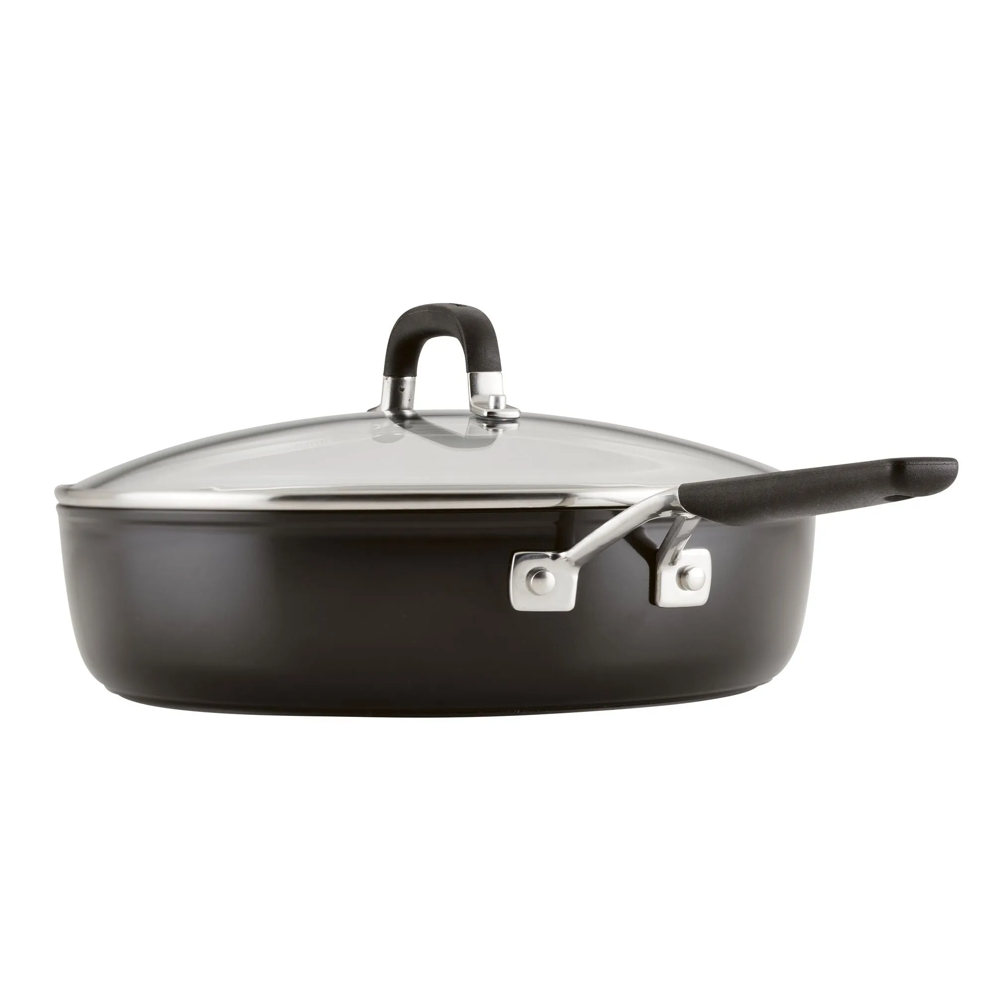 Hard-Anodized Nonstick 5-Quart Sauté Pan with Lid