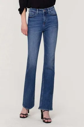 High Rise Stretch Slim Bootcut