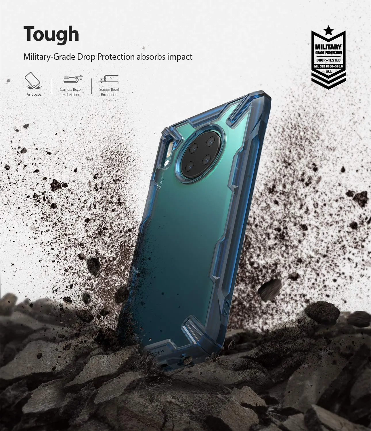 Huawei Mate 30 Back Cover Case | Fusion X - Space Blue