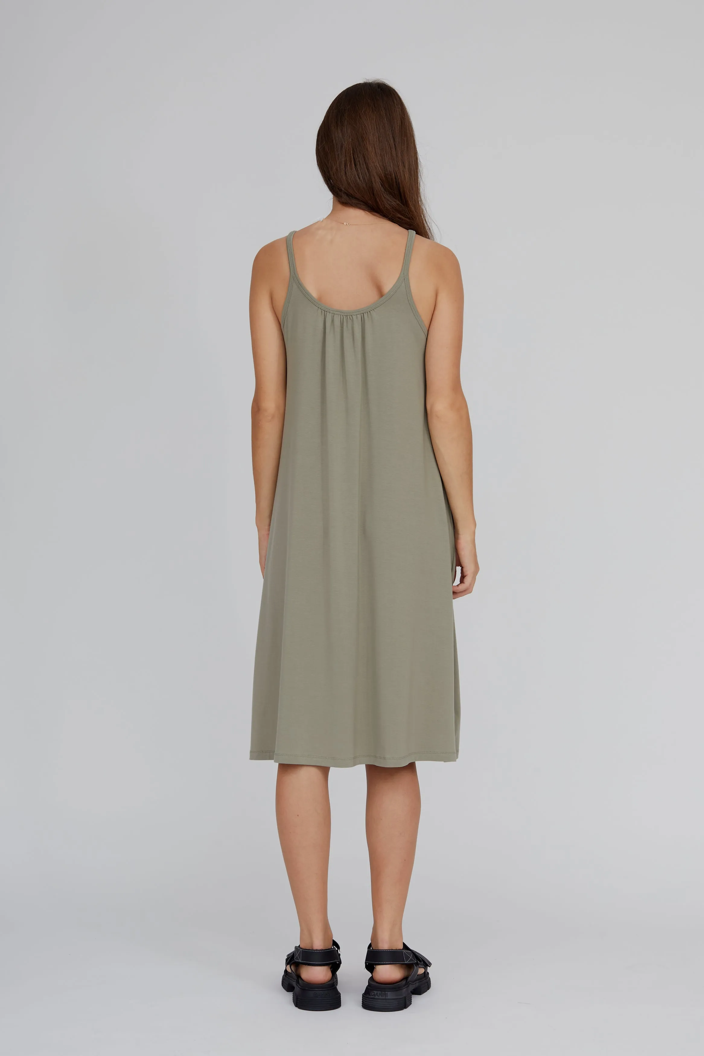 Jo Strap Dress - Vetiver