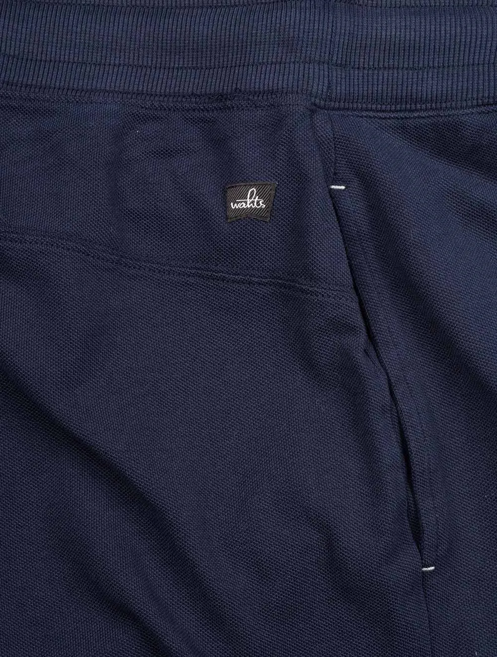 Key Piqu�� Shorts Navy Blue