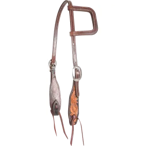 Martin Floral Tooled Slip Ear Headstall