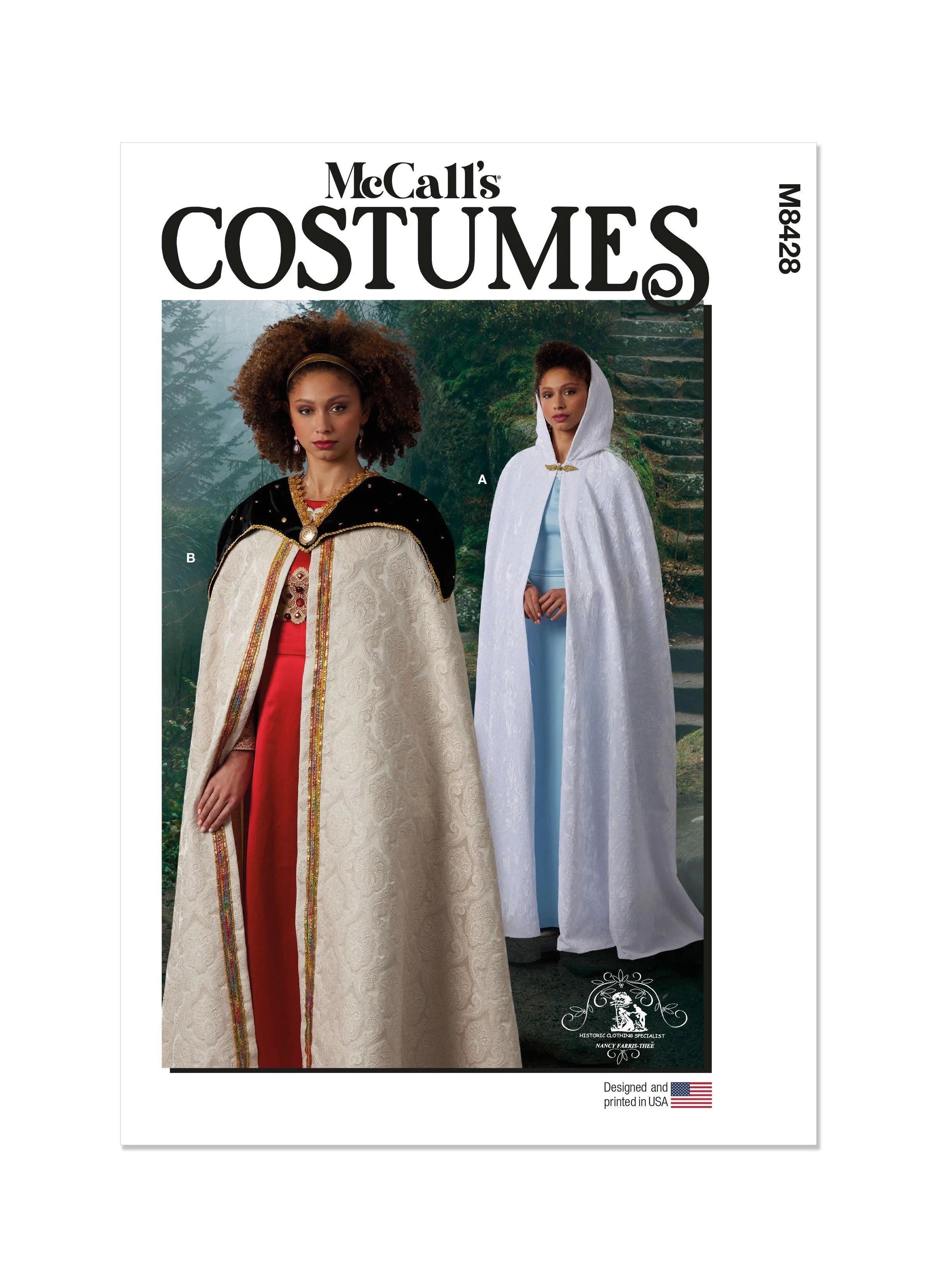 McCall's sewing pattern M8428 Misses' Cape Costume