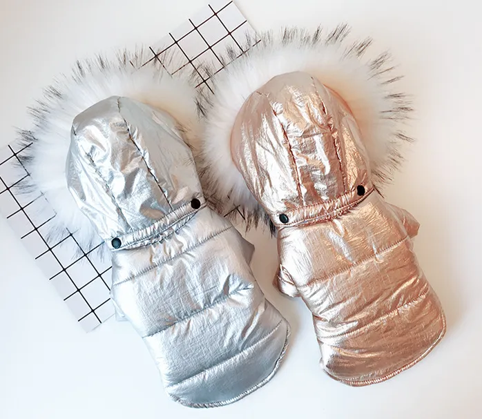 Metallic Glamour Parka