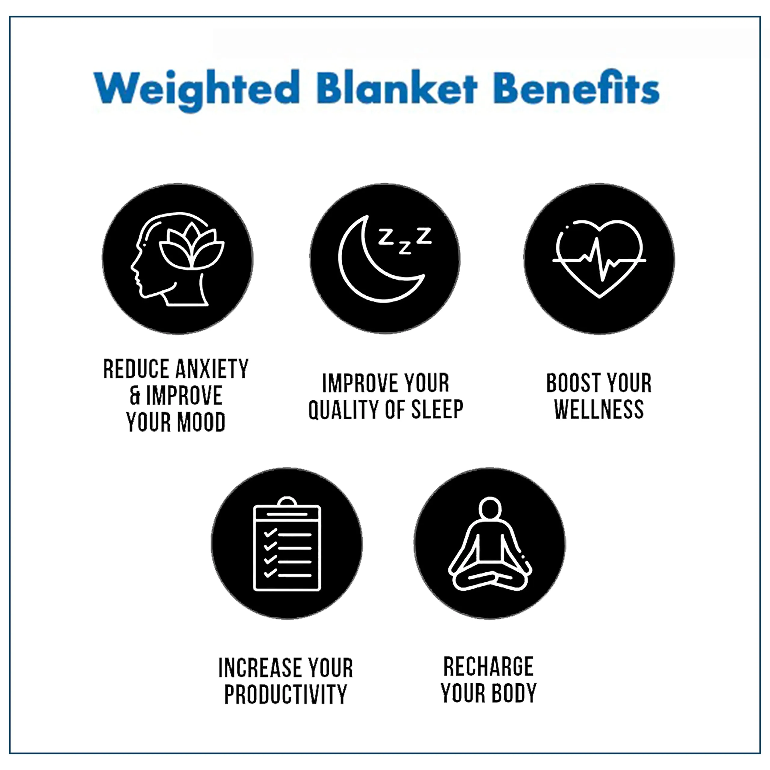 Mysa Sleep 7 kg Weighted Blanket, Oeko-TEX® Certified 100% Cotton Fabric with Premium Glass Beads (Mineral 60" x 80" /15 LB)