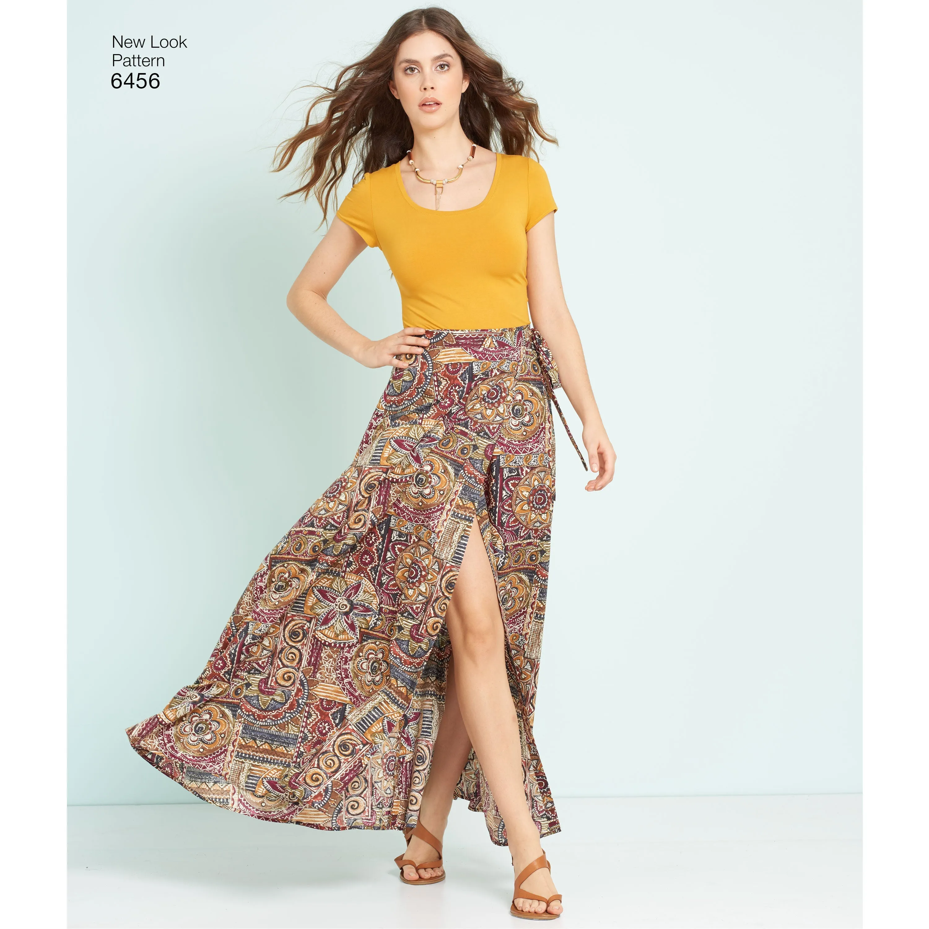 NL6456 Misses' Easy Wrap Skirts in Four Lengths