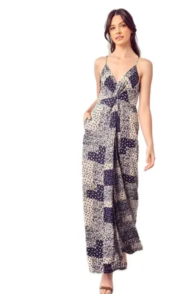 Paisley Printed Cami Jumpsuit