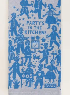 Party In The Kitchen Dish Towel