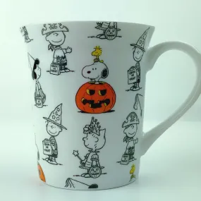 Peanuts Charlie Brown & Friends & Snoopy Great Pumpkin Halloween Coffee Mug, 16 oz