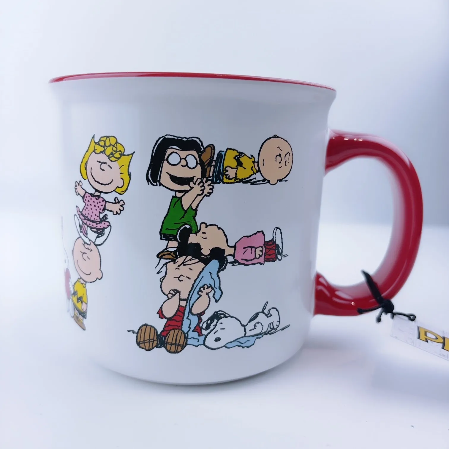 Peanuts Charlie Brown & Friends LOVE Ceramic Mug 21 oz